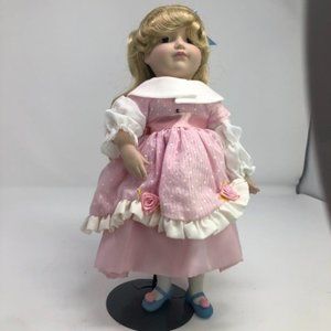 Franklyn Heirloom Porcelain/ Bisque Doll Goldilocks 1984,